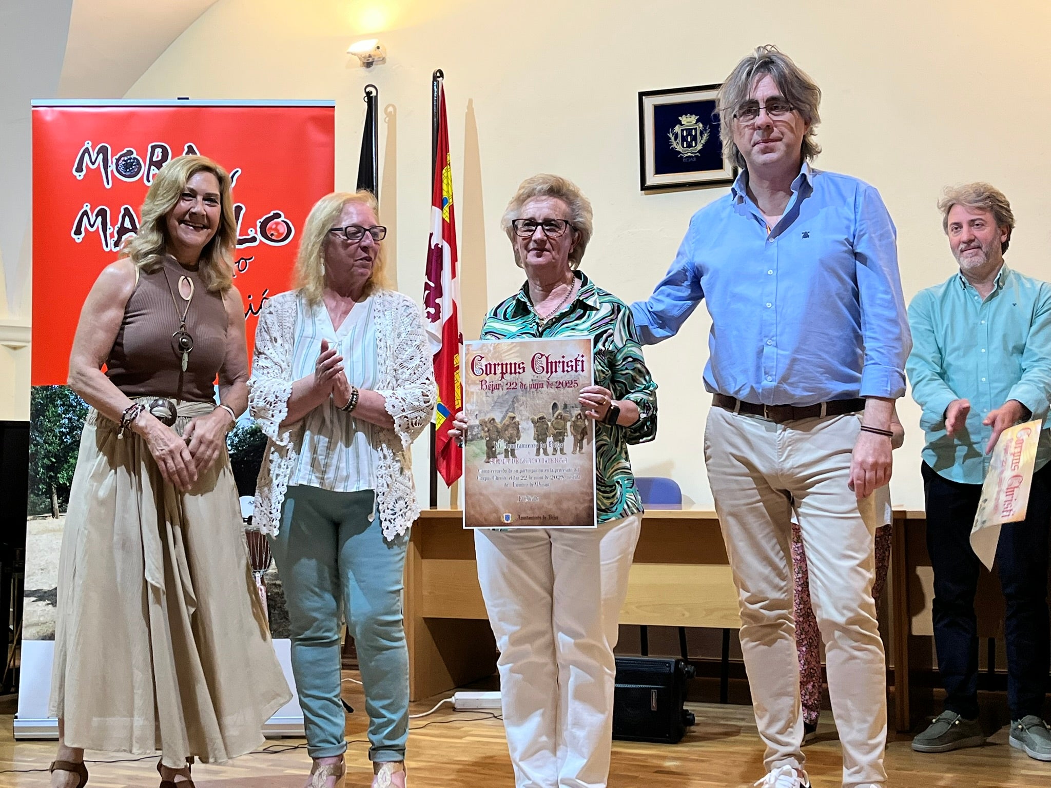 Béjar rinde homenaje a los Hombres de Musgo