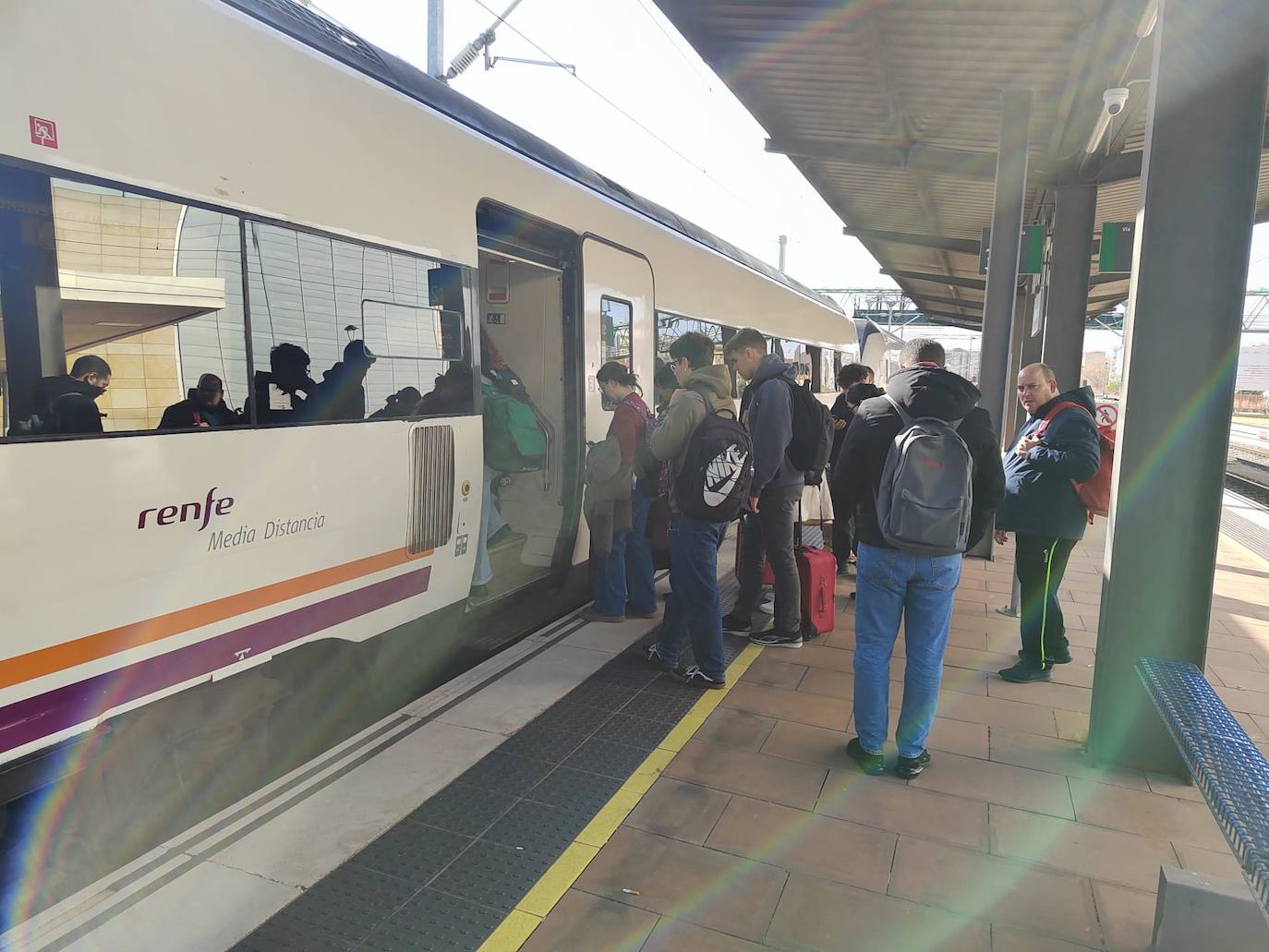 Estación de trenes de Salamanca.
