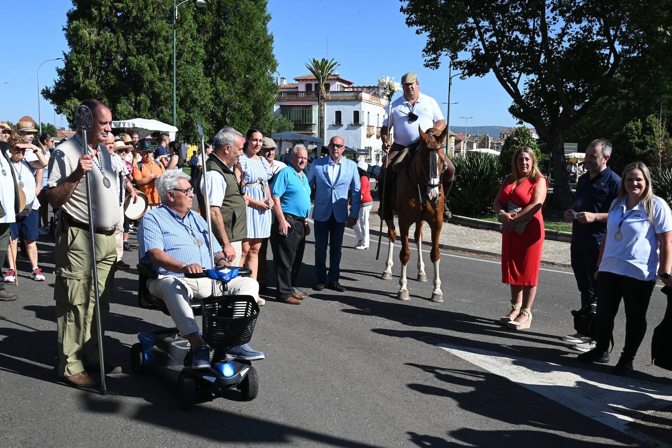 La peregrinos de Ciudad Rodrigo ponen rumbo a la Peña de Francia