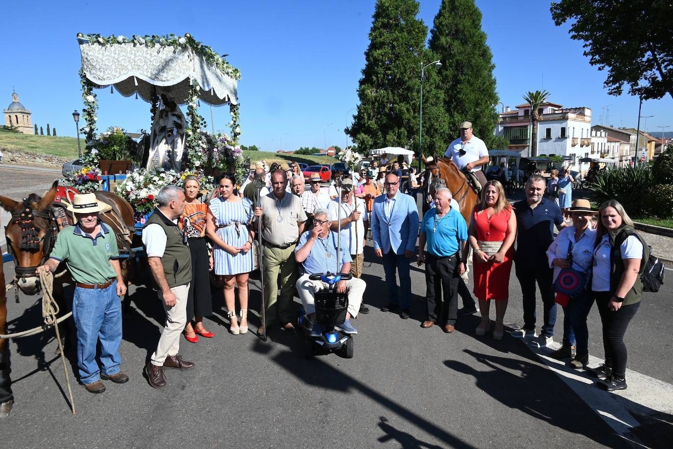 La peregrinos de Ciudad Rodrigo ponen rumbo a la Peña de Francia