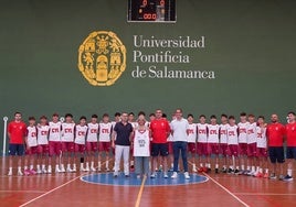 La UPSA acoge a la selección cadete masculina de baloncesto de Castilla y León