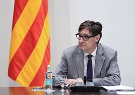 El Presidente de la Generalitat de Catalunya, Salvador Illa.