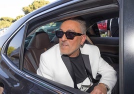 Kiko Hernández, en la boda de Marta López y Alejandro Huerta.
