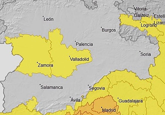Avisos por altas temperaturas en Castila y León para el sábado, 28 de junio de 2025.