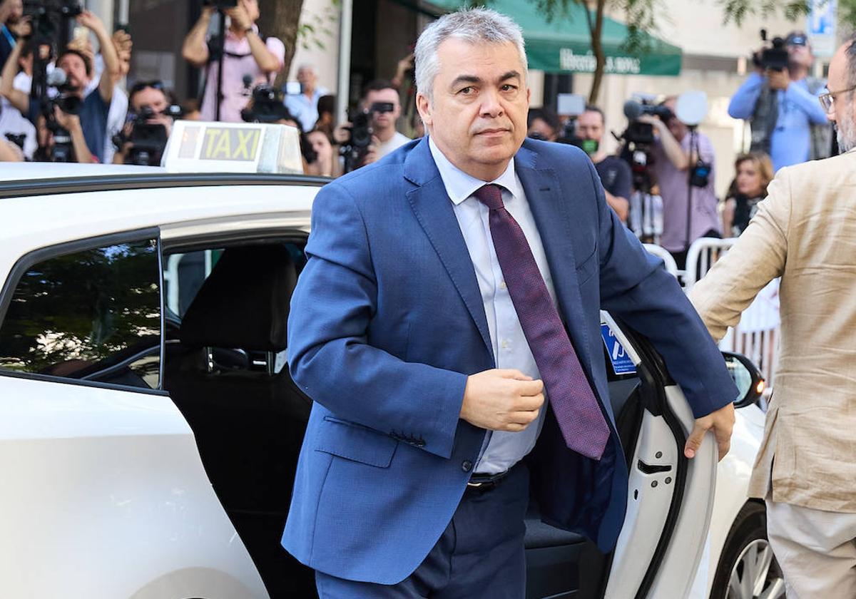 Santos Cerdán declara ante el Tribunal Supremo por el 'caso Koldo'.