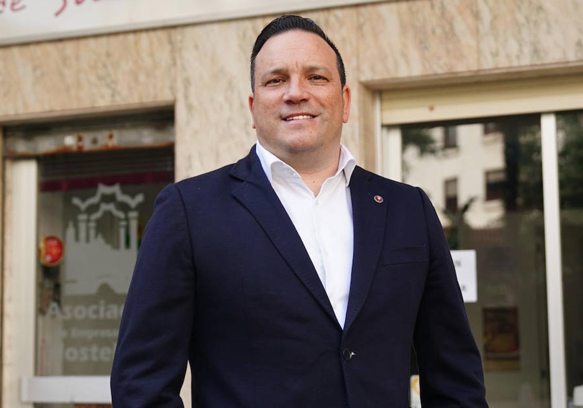 El presidente de la Asociación de Empresarios de Hostelería de Salamanca, Jorge Moro.