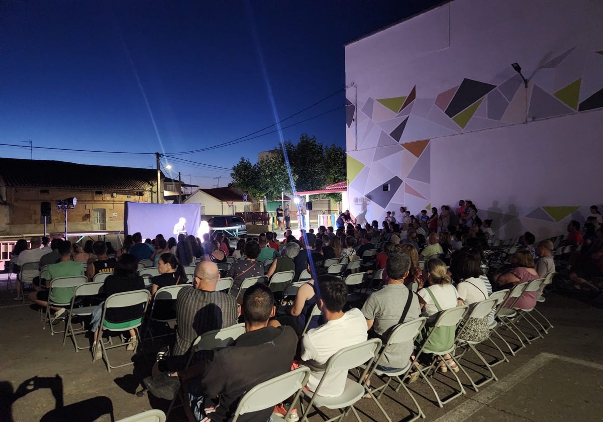 Cine de verano de la Semana Cultural del pasado año en Castellanos.