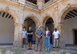 Investigadores, en Salamanca.
