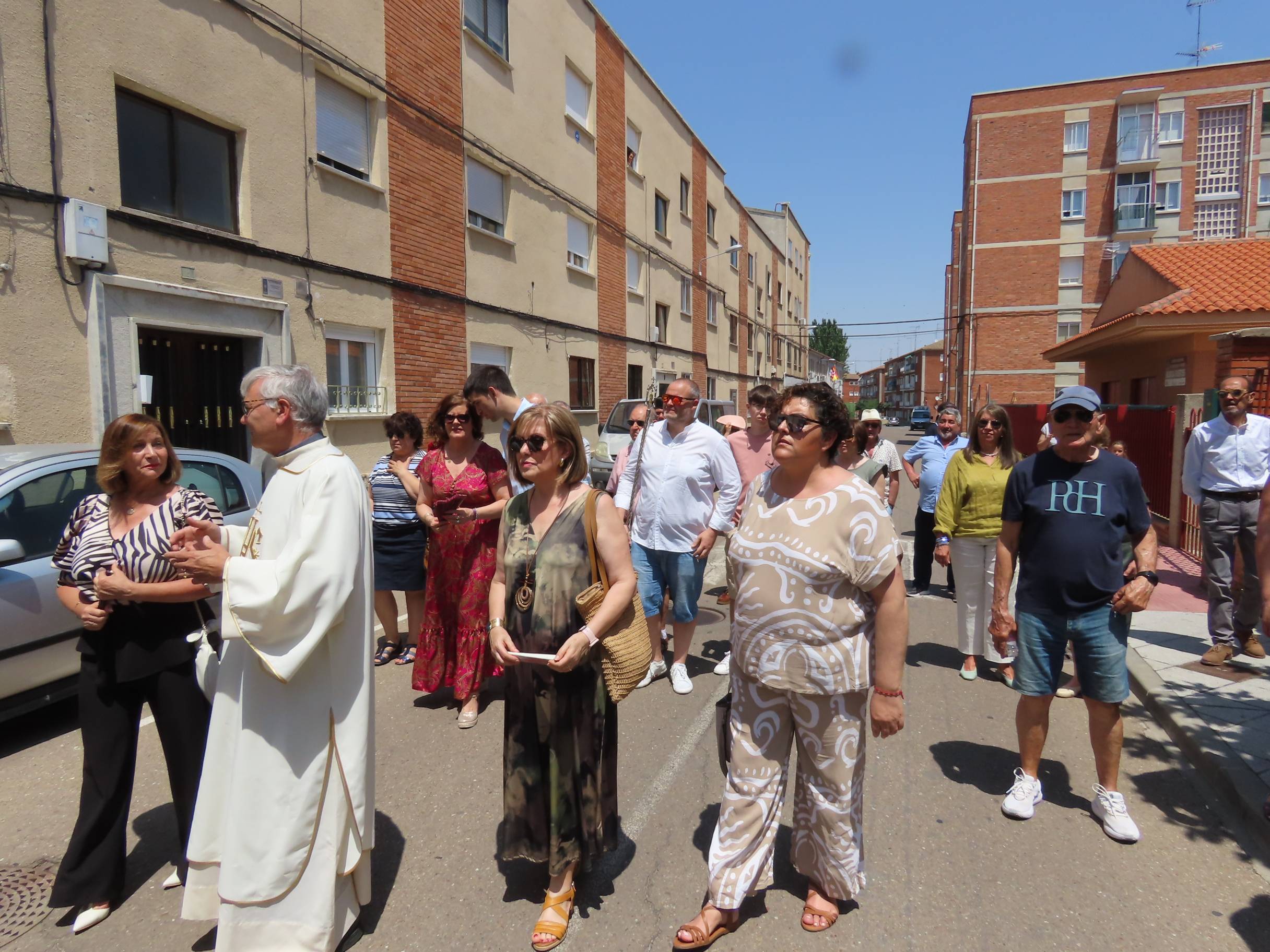 Bendición por San Cristóbal en Peñaranda