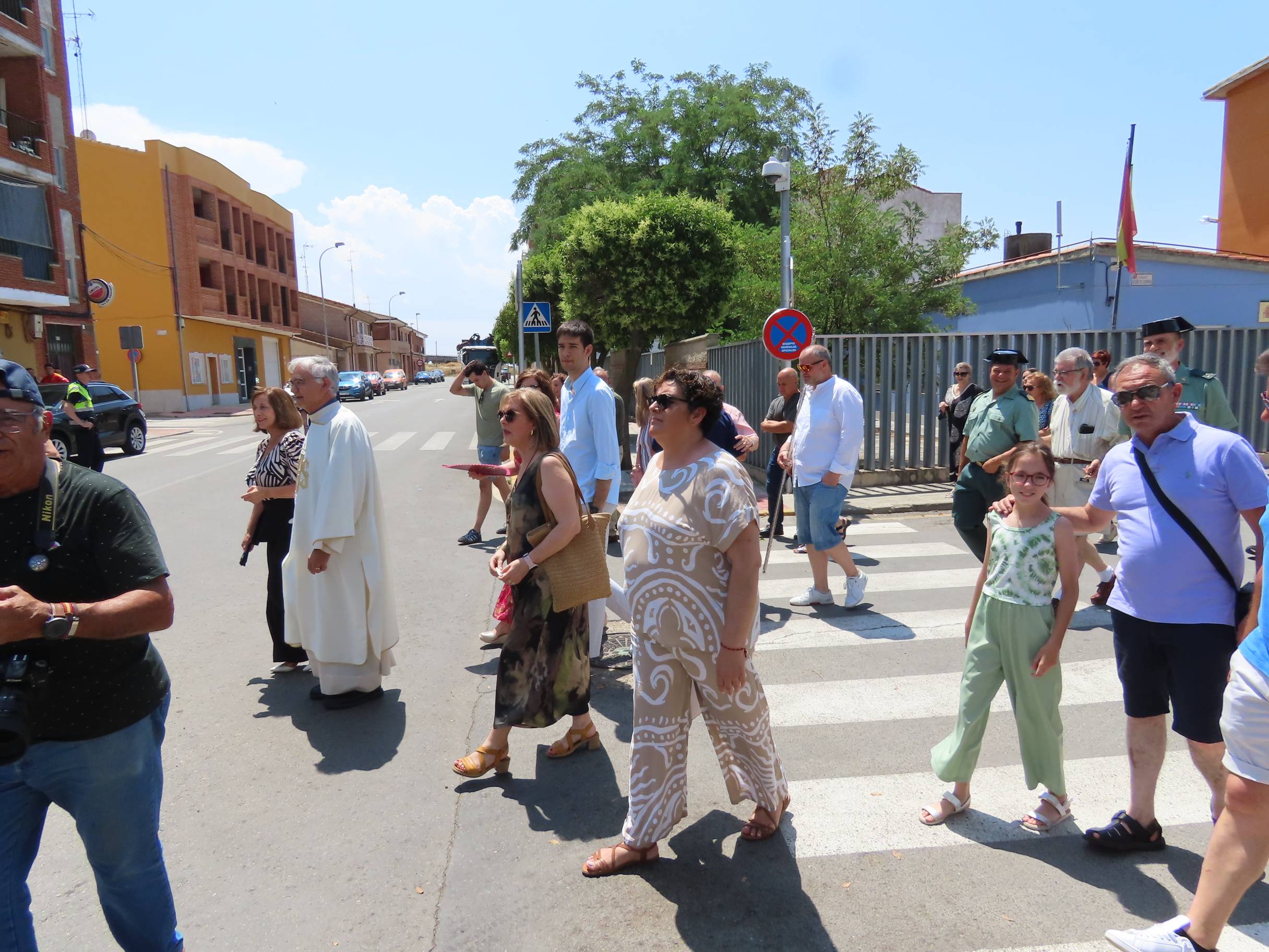 Bendición por San Cristóbal en Peñaranda