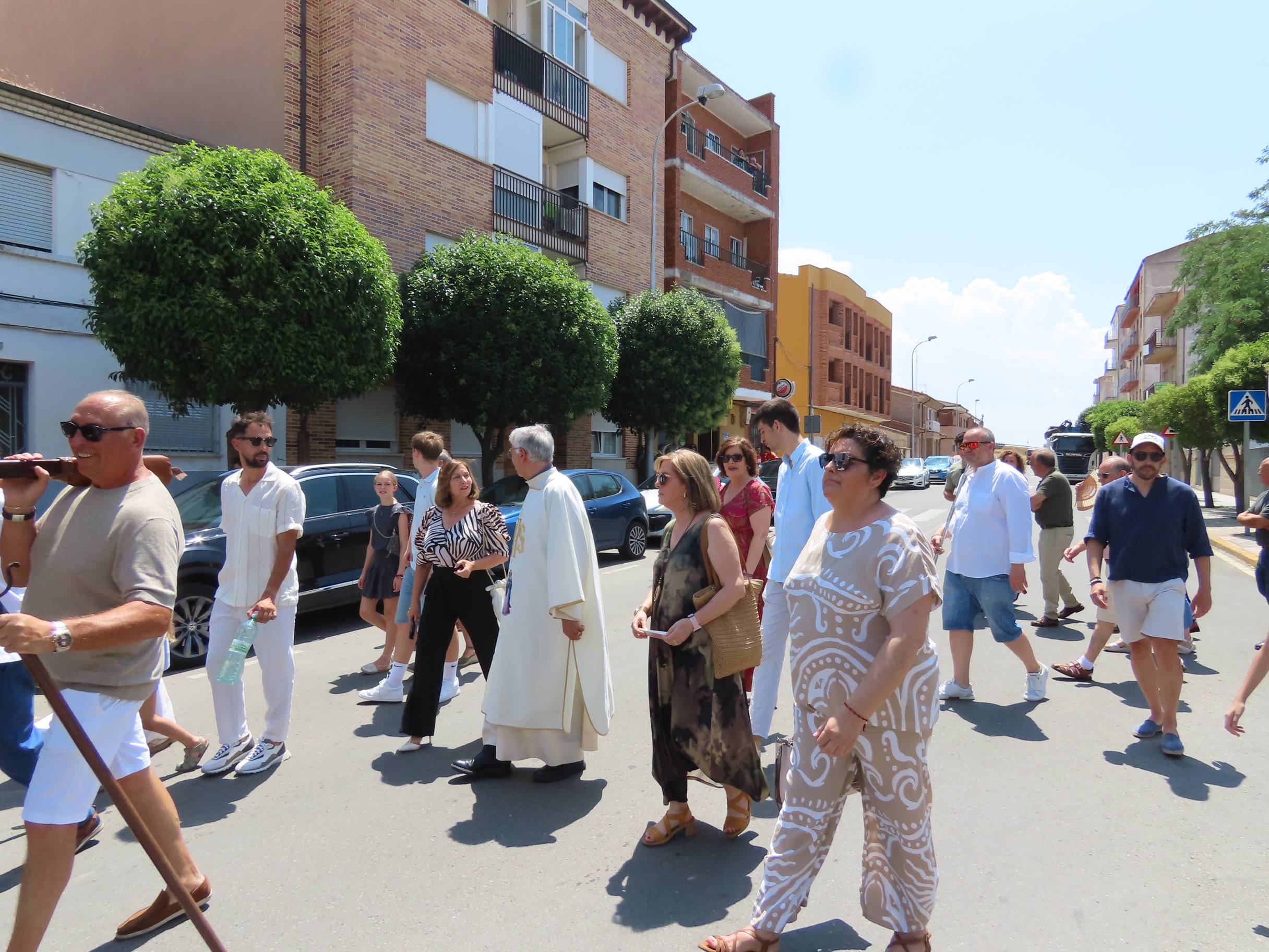 Bendición por San Cristóbal en Peñaranda