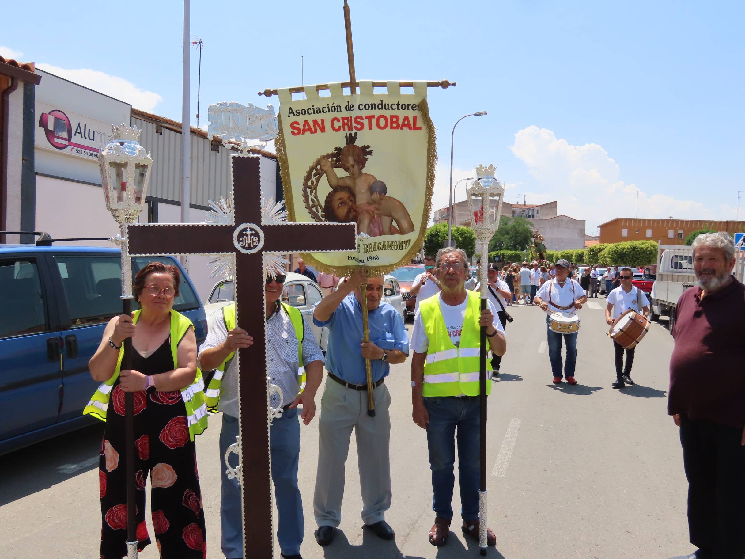 Bendición por San Cristóbal en Peñaranda
