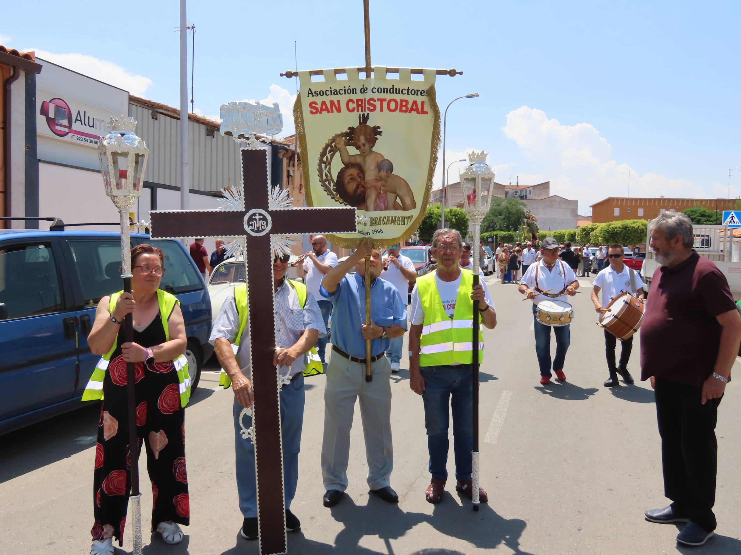 Bendición por San Cristóbal en Peñaranda