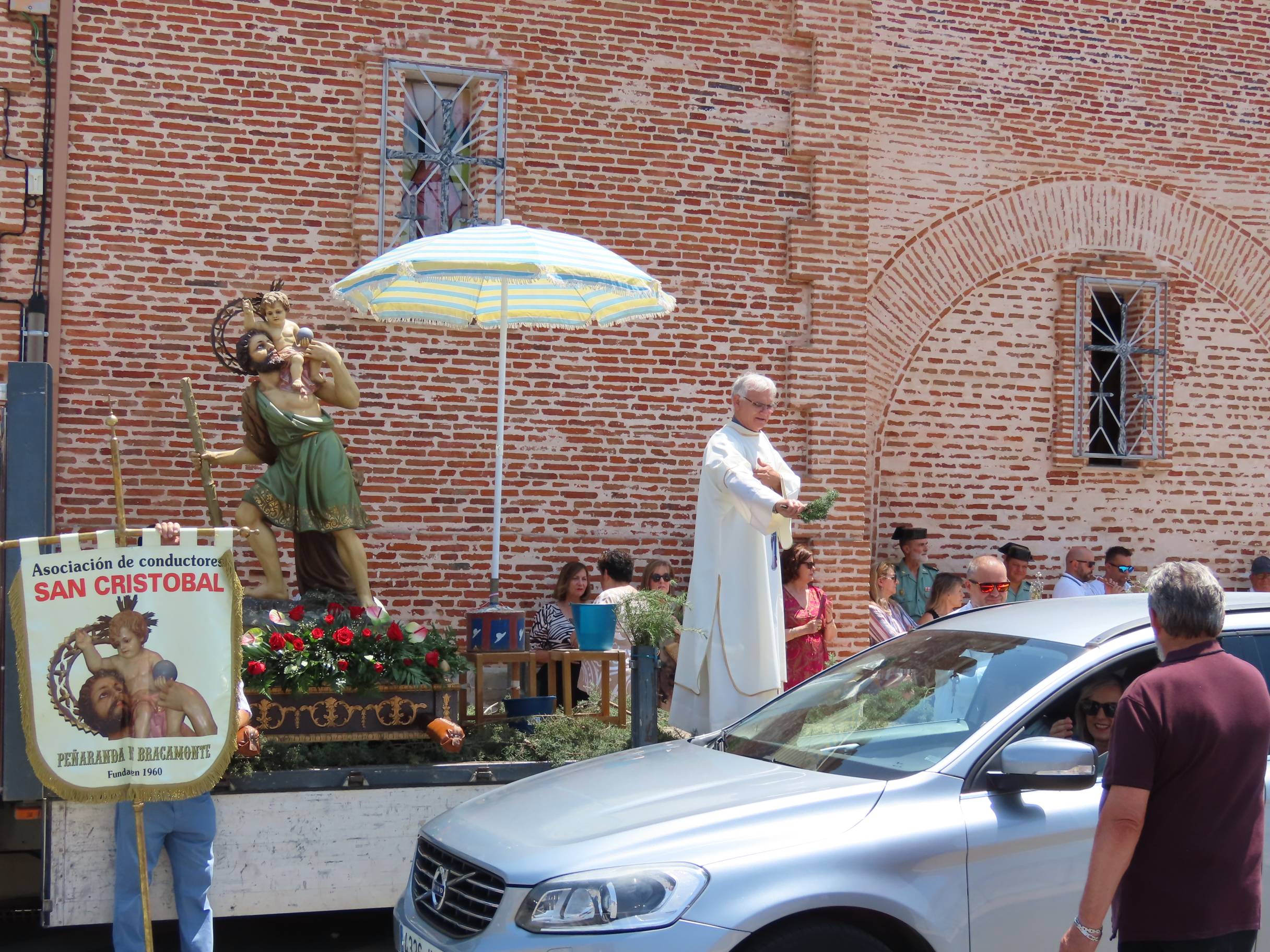 Bendición por San Cristóbal en Peñaranda