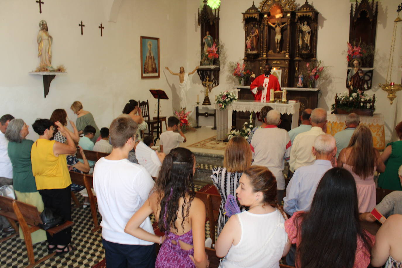 Honras a San Pedro en La Puebla de San Medel