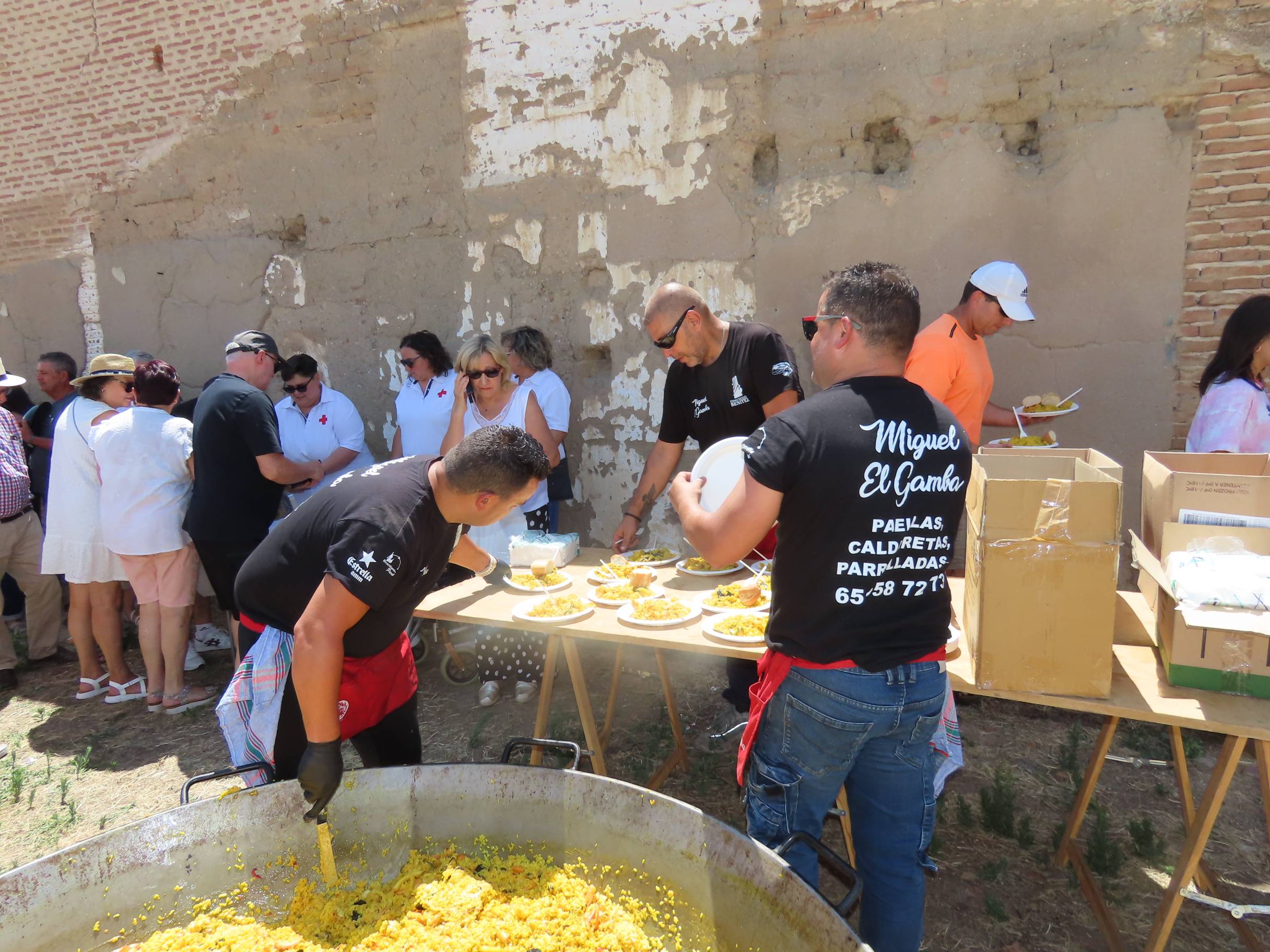 400 platos de paella para poner fin a las fiestas de Mancera