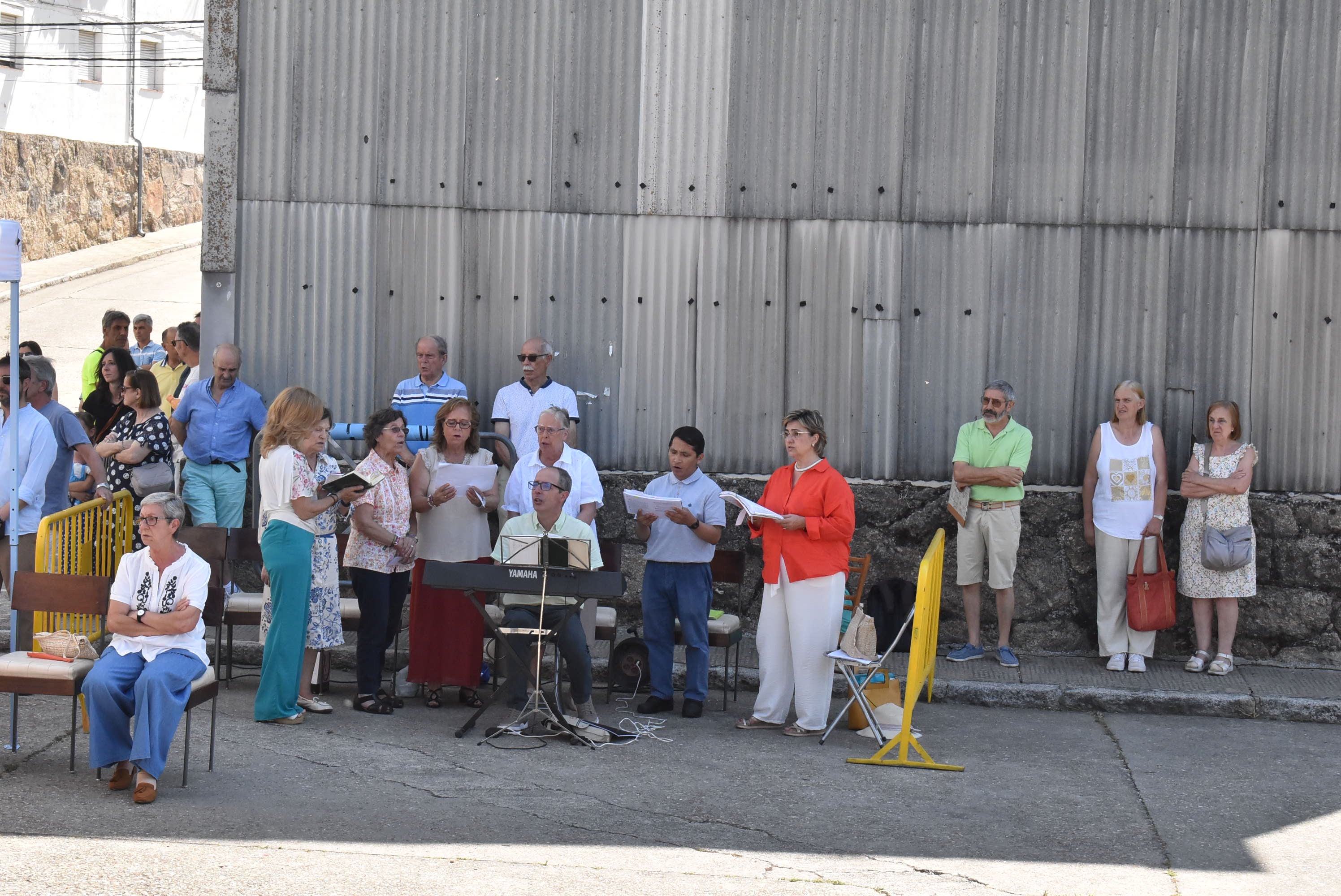 El barrio de La Antigua en Béjar honra a San Cristóbal para despedir sus fiestas de verano