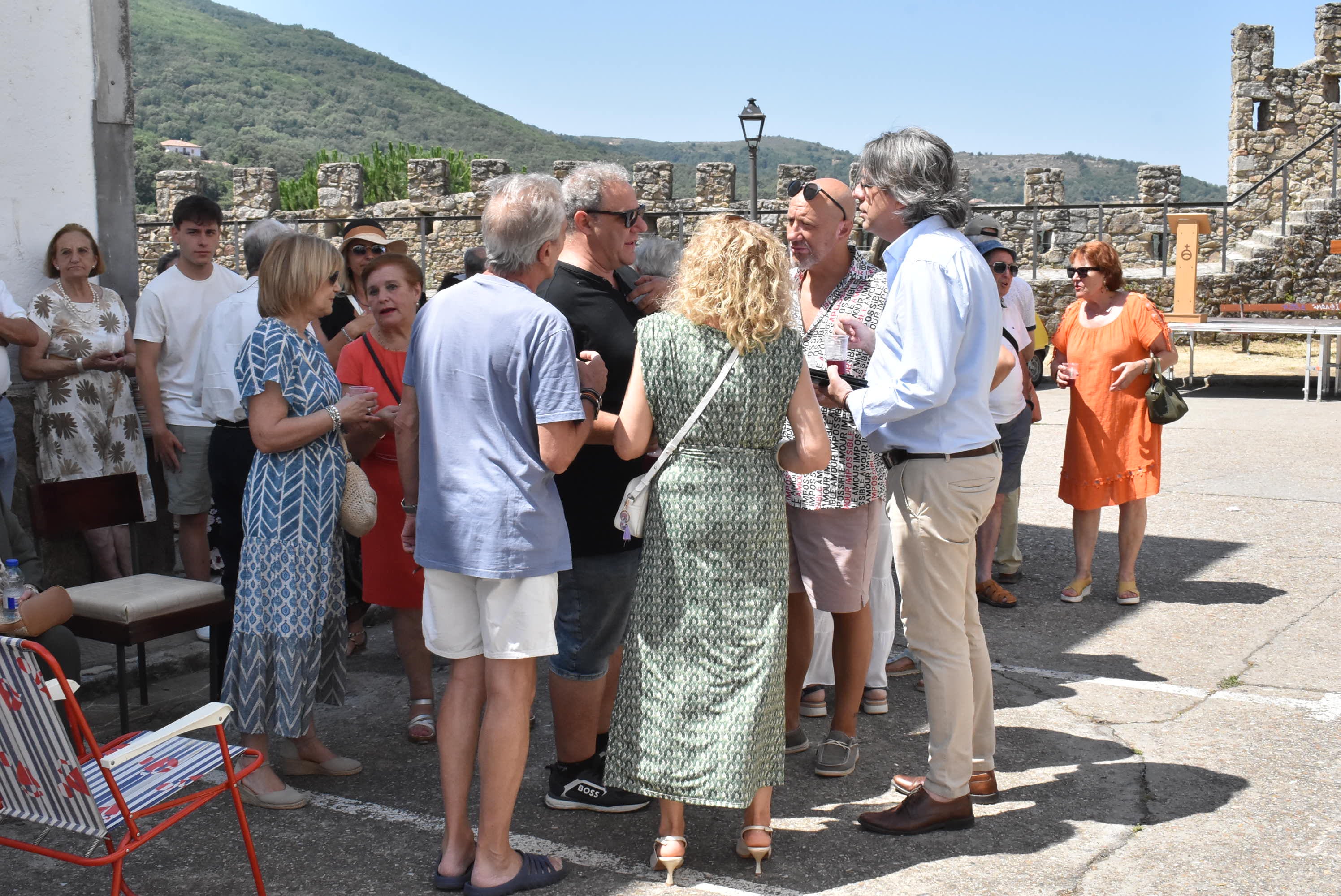 El barrio de La Antigua en Béjar honra a San Cristóbal para despedir sus fiestas de verano