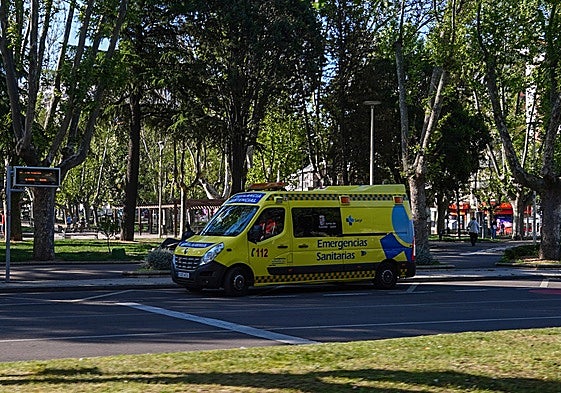 Una ambulancia del Sacyl.