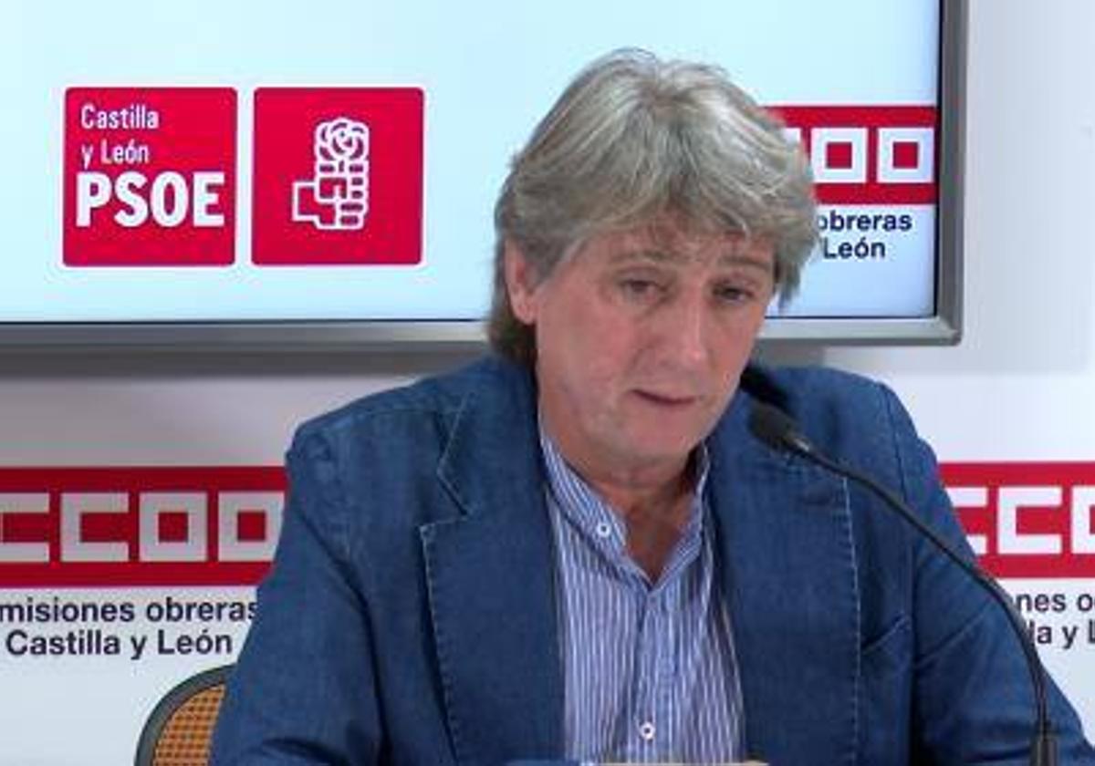 El secretario del PSOE en Castilla y León, Carlos Martínez.