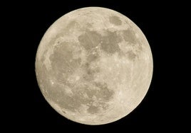 Una imagen de la Luna Llena.