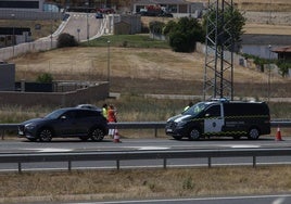 Imagen de un accidente ocurrido en la A-62 este miércoles.