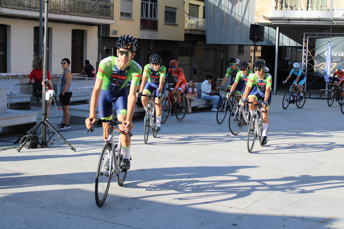 La selección portuguesa se lleva la victoria en la contrarreloj por equipos de la Vuelta Ciclista a Guijuelo