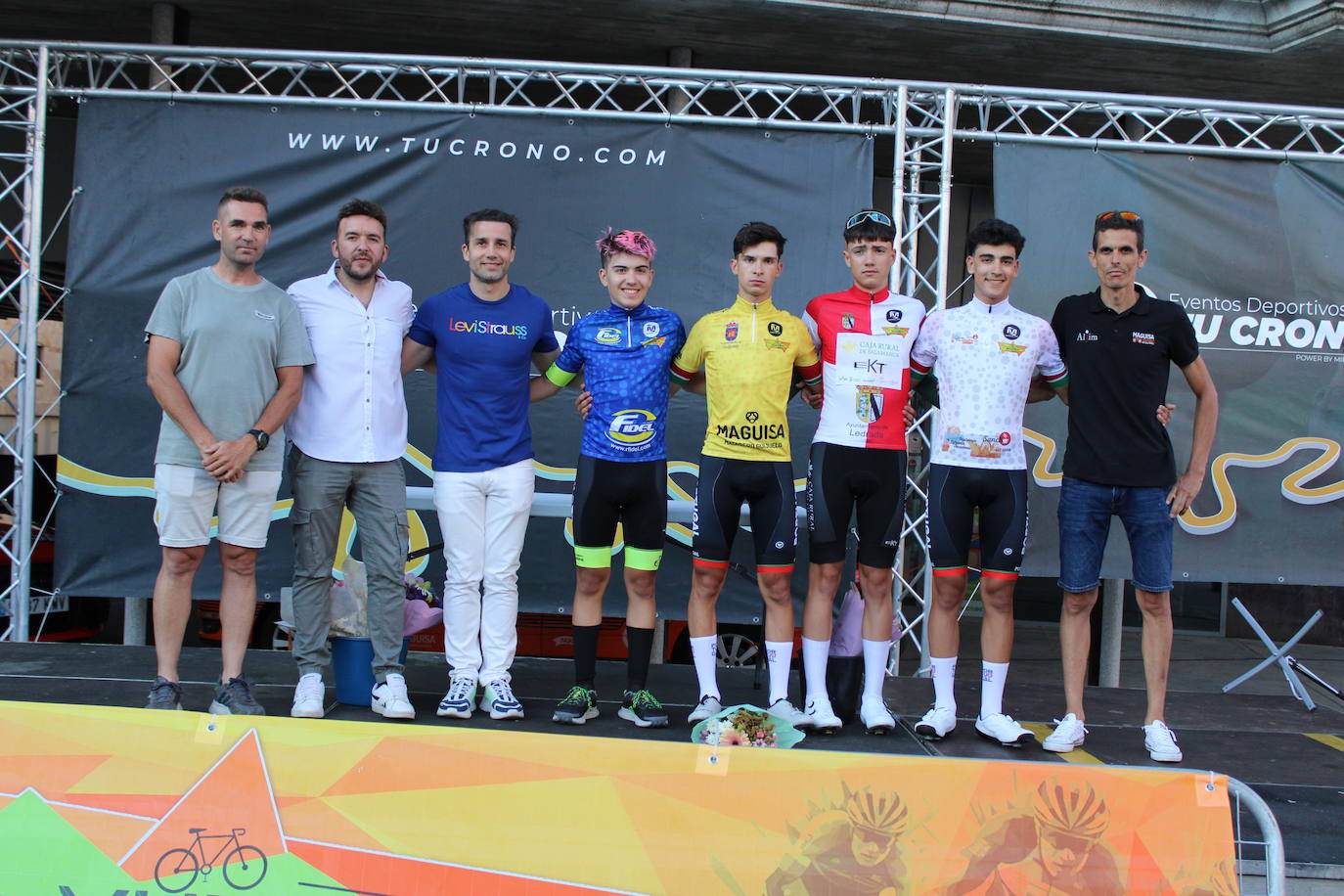 La selección portuguesa se lleva la victoria en la contrarreloj por equipos de la Vuelta Ciclista a Guijuelo
