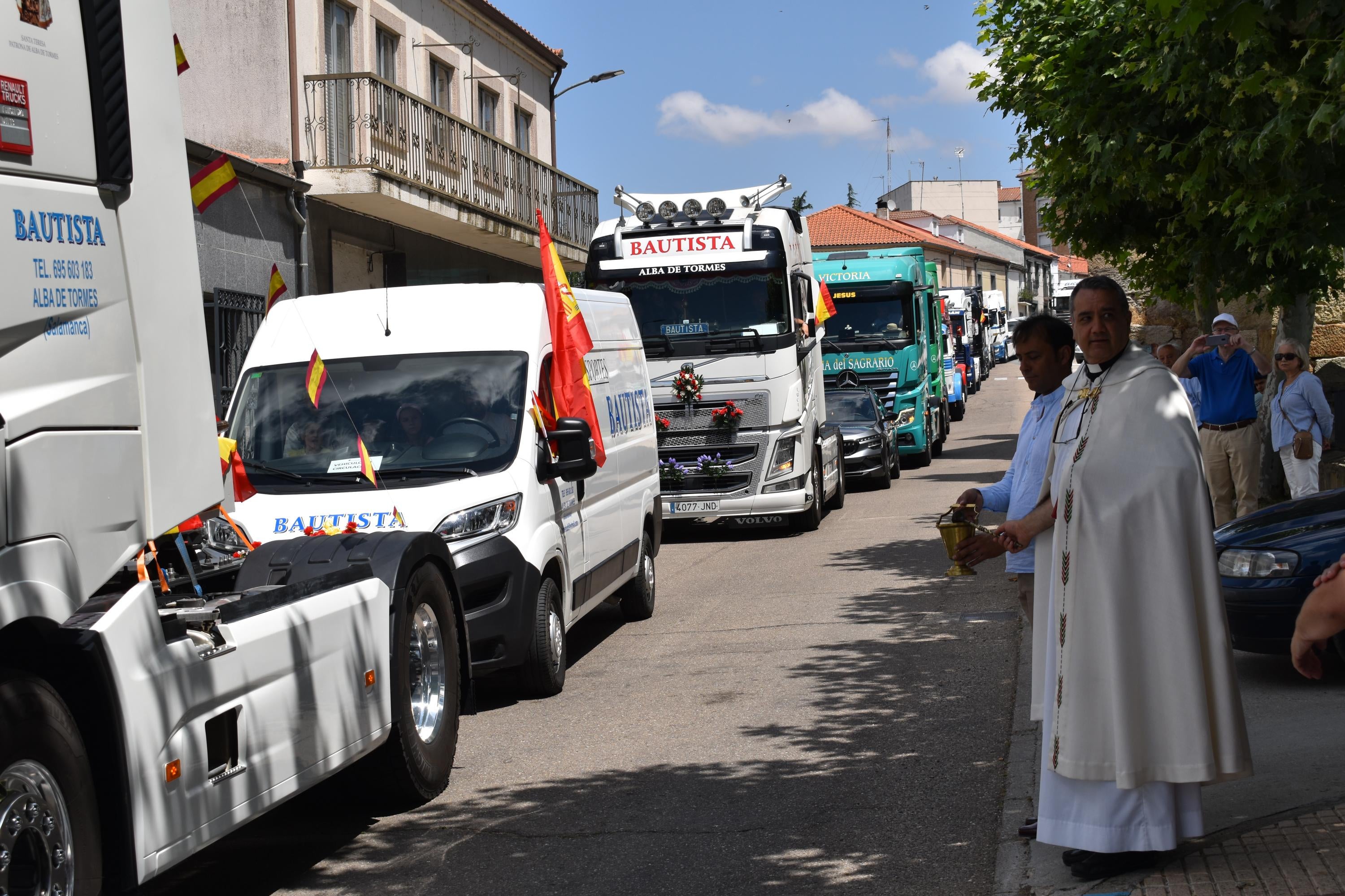 Devoción sobre ruedas en Alba de Tormes por San Cristóbal