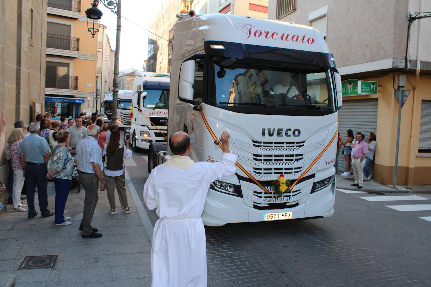 Guijuelo recibe la bendición de San Cristóbal