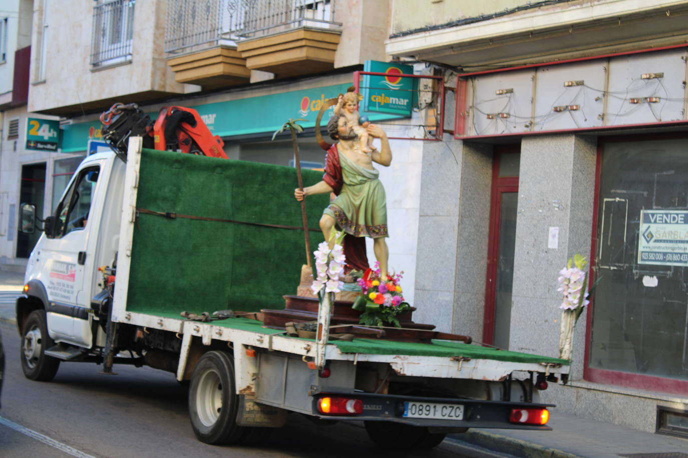 Guijuelo recibe la bendición de San Cristóbal