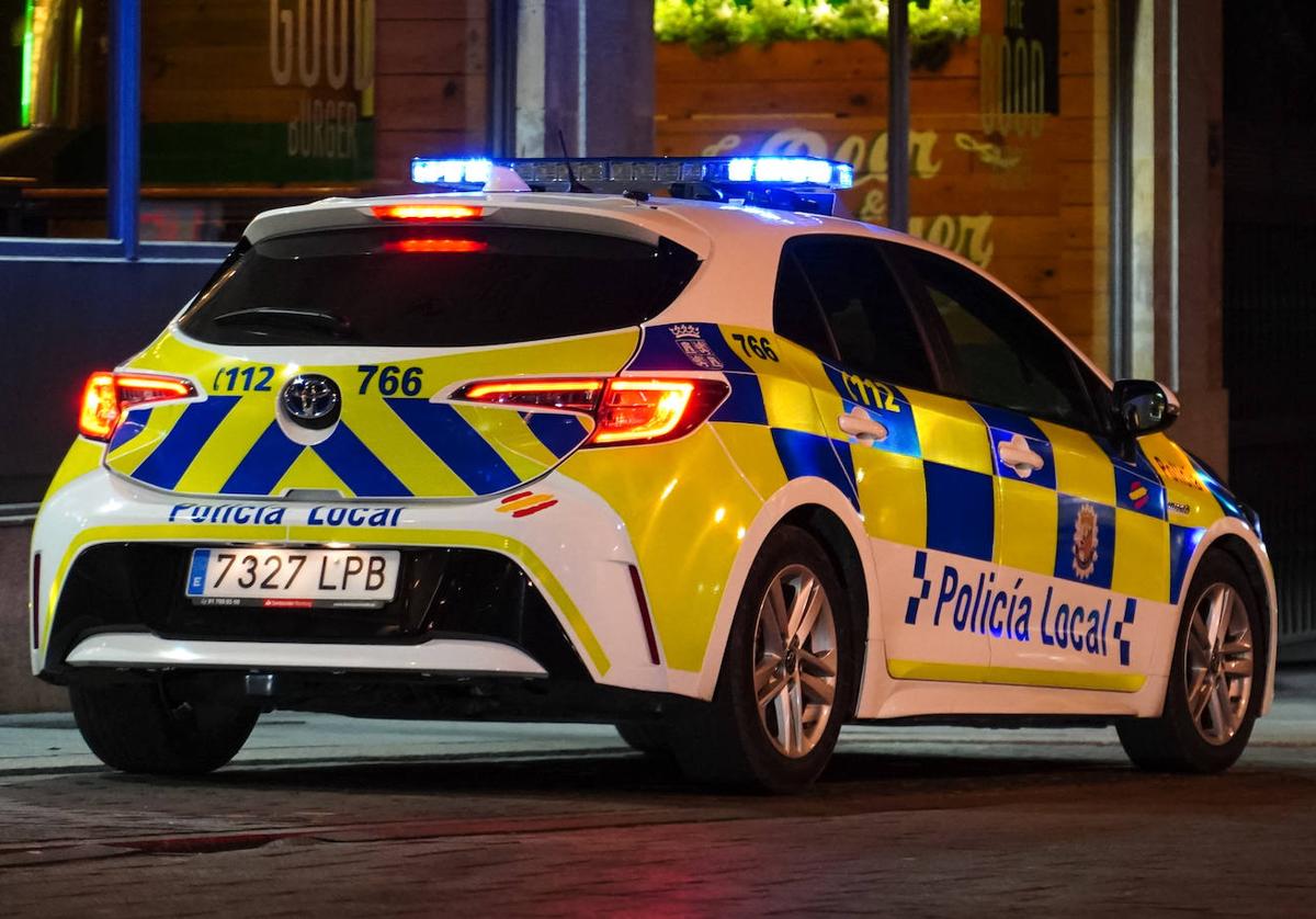 Un coche de la Policía Local.