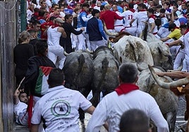 Imagen de archivo del encierro.