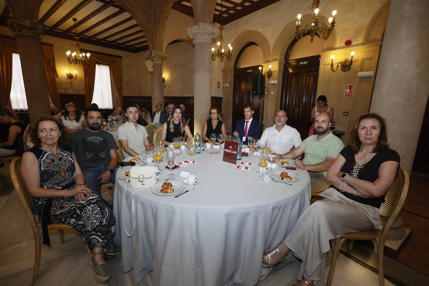 Carmen Méndez, Marcelo Martín y Álvaro Sánchez (Ayto. Salamanca), Marian Holgado (LA GACETA), Susana Rey, José Antonio De La Fuente, César Sevillano, David Pérez y María José Gómez (Ayto. Salamanca).