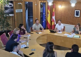 Imagen del pleno celebrado en Aldeatejada.