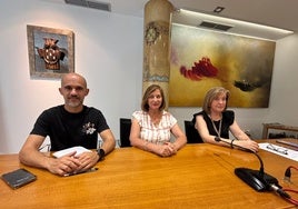 Pedro Pérez, Carmen Ávila y Sonsoles Núñez.