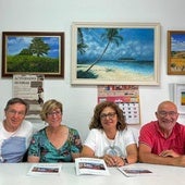 Miguel Borrego, Mercedes Iglesias, Isidora Herrero y Florencio Martín, vecinos de Pizarrales.