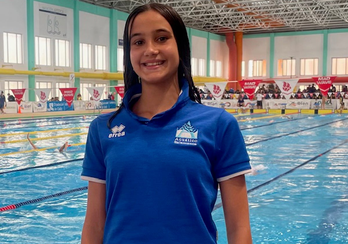 Paula Martínez, finalista en el Campeonato de España alevín