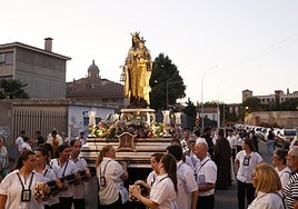 Imagen de la procesión de la Virgen del Carmen
