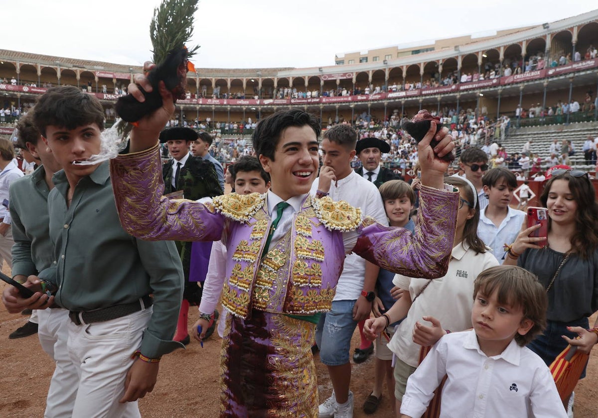 Marco Pérez, en la triunfal vuelta al ruedo del pasado 14 de junio en La Glorieta.