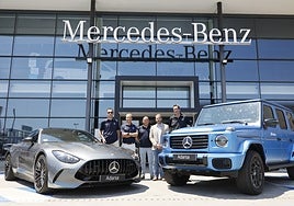 El equipo de Adarsa Salamanca (concesionario Mercedes-Benz)