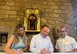 Laura Vicente, José María Rodríguez y Gabriel Ángel Cid