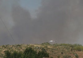 Imagen del incendio.