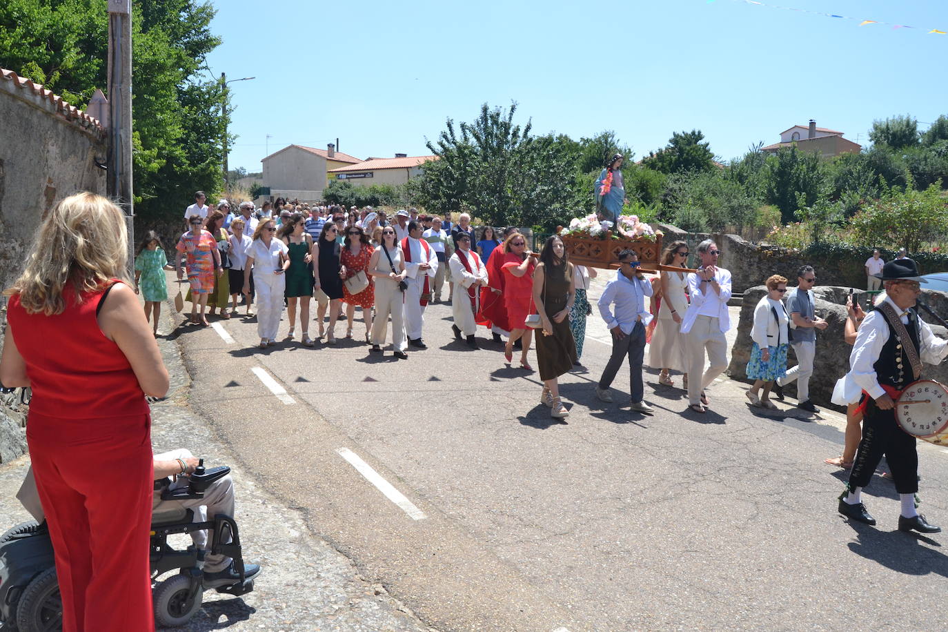 Escurial de la Sierra honra con fervor a Santa Marina