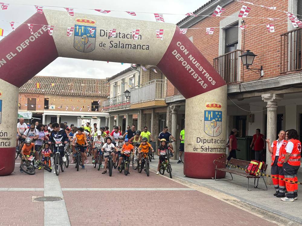 Animada IX quedada ciclista y runner en Santiago de la Puebla