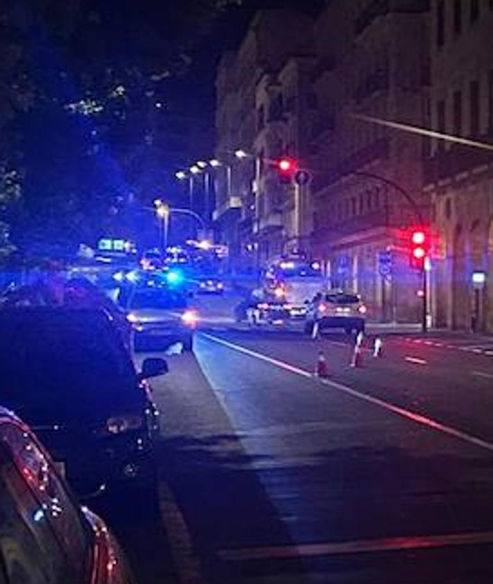 Imagen secundaria 2 - Dos accidentes marcan la madrugada de este sábado en Salamanca