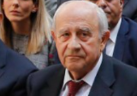 Antonio Gómez Rodulfo durante el acto de 2017.