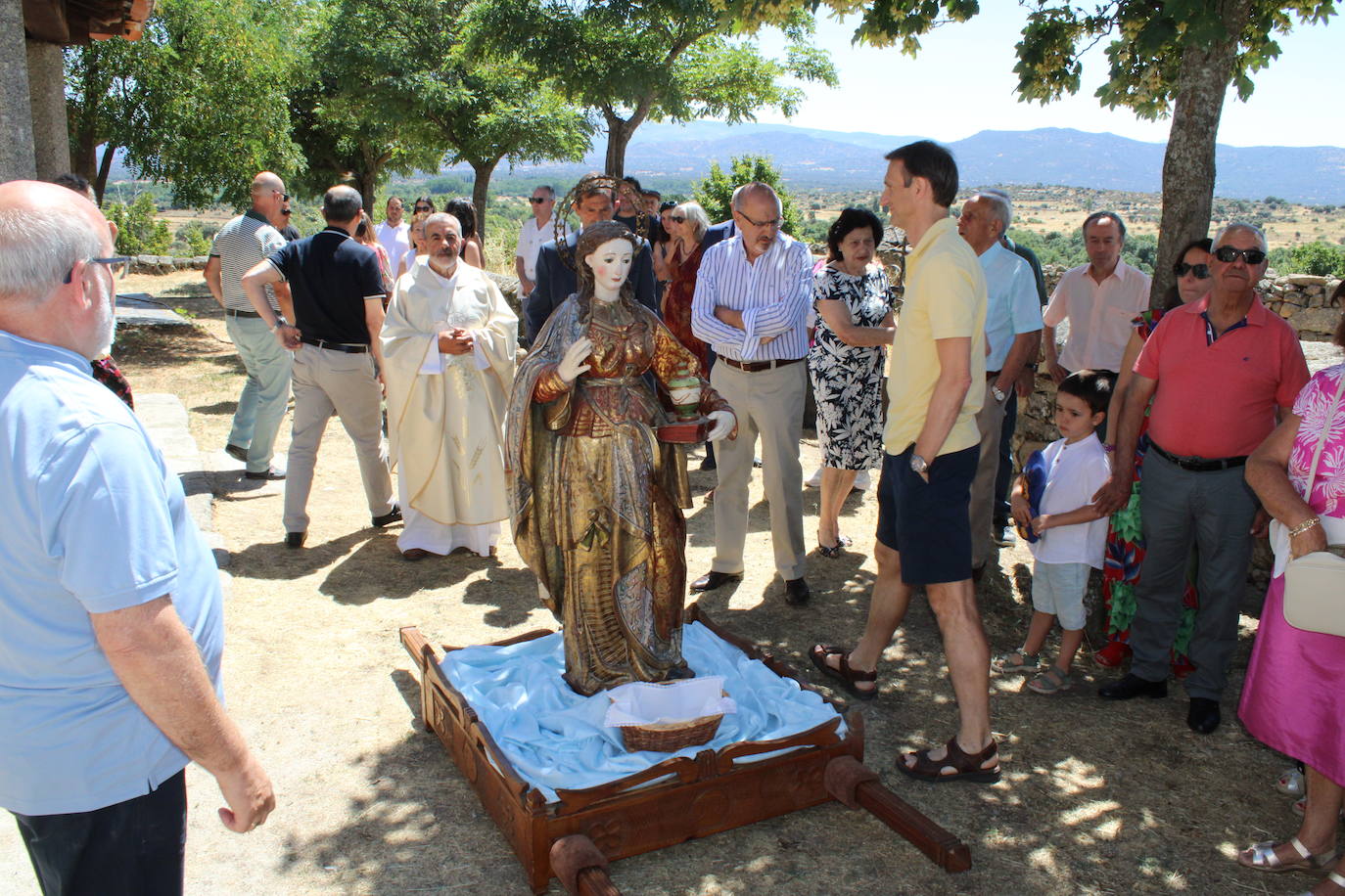 El Tejado honra a Santa María Magdalena