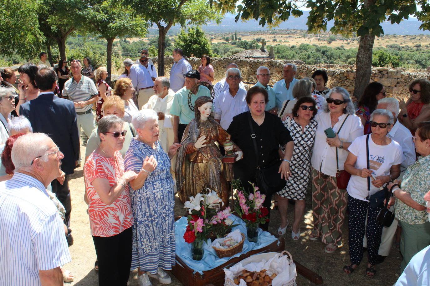 El Tejado honra a Santa María Magdalena