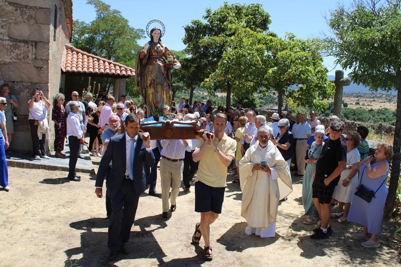 El Tejado honra a Santa María Magdalena